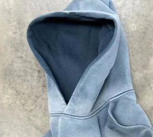 Vente en gros de sweat à capuche surdimensionné lourd saison d'hiver impression personnalisée manches longues sweat à capuche délavé à l'acide - Product Image 5