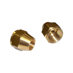 Precio al por mayor, tuerca acampanada de latón chapada en zinc hecha de cobre, hierro, zinc-Proveedor indio empaquetado en bolsa, caja de cartón - Product Image 6