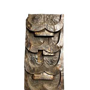 Panel Decorativo de Madera Hecho a Mano con Diseño Ancestral de Naga - Product Image 2