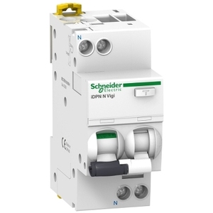 เบรกเกอร์วงจร Schneider Electric A9D41632 Acti 9 IDPN N Vigi-1P+N RCBO 32A แบบ C Curve 6000A 300mA ประเภท AC - Product Image 1