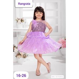 Vestido de Fiesta para Niña, Diseño de Vestido con Lentejuelas sin Mangas, Vestido de Fiesta para Bebé Niña con Flores, Vestido de Encaje para Niñas - Product Image 1