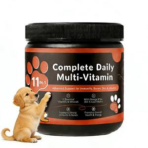 OEM/ODM Suplemento Masticable Multivitamínico 11 en 1 Omega 3 <span class=keywords><strong>para</strong></span> <span class=keywords><strong>Perros</strong></span>/Gatos/Aves, Absorción Rápida, Salud de la Piel y el Pelaje, Inmunidad Natural - Product Image 1