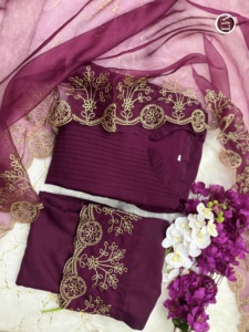 DERNIÈRE DESIGNER FAUX GEORGETTE et AUTRES MATÉRIAUX Vêtements décontractés de haute qualité pour femmes KURTI-SET - Product Image 3