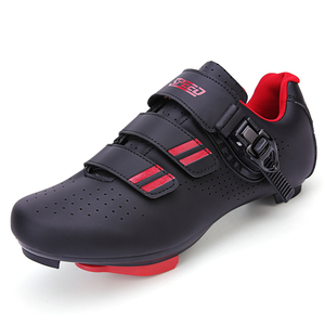 Chaussures de vélo compatibles avec le vélo <span class=keywords><strong>Peloton</strong></span>, respirantes, légères, en similicuir, pour le cyclisme en salle/extérieur, chaussures de spinning Delta - Product Image 5