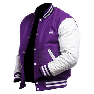 แจ็คเก็ตเลตเตอร์แมนผู้ชาย ดีไซน์โดดเด่น คุณภาพเยี่ยม ผ้าฝ้าย 100% ทรงตั้ง ระบายอากาศได้ดี เป็นมิตรกับสิ่งแวดล้อม เหมาะสำหรับฤดูหนาว วางจำหน่ายออนไลน์ - Product Image 6