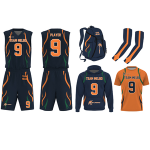 Tenues de basketball personnalisées par sublimation, vêtements de basketball, patch d'équipe, design tendance, ensemble de basketball personnalisé pour hommes - Product Image 4