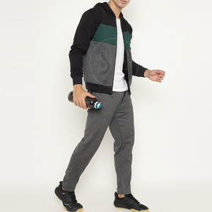 Meilleures ventes Tenue de jogging de haute qualité pour homme Impression de logo personnalisé Vêtements d'entraînement respirants pour la saison d'hiver Style solide - Product Image 5