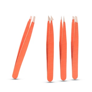 Vente chaude Durable Haute Précision Pince À Sourcils Voyage Portable Incliné Pointe Plate Pince Facile Pour La Prise De Cheveux - Product Image 1
