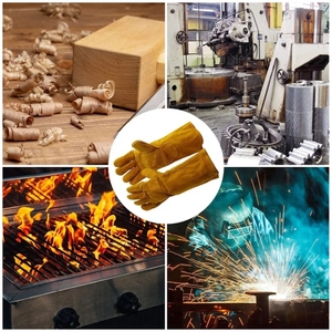 Gants de sécurité de bonne qualité Four de travail Protection Manipulation des animaux BBQ Gants Pièces - Product Image 3
