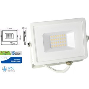 10W luce di inondazione a LED IP65 bianco naturale Super sottile alloggiamento bianco SMD Samsung SKU-428-illuminazione/luce di inondazione LED - Product Image 1