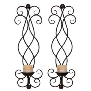Premium Wall-Mounted <b>Black</b> <b>Candle</b> Light Votive Holder Highly Decorative Metal <b>Lantern</b> Stand Top Trending Product at Low Price - Product Image 4