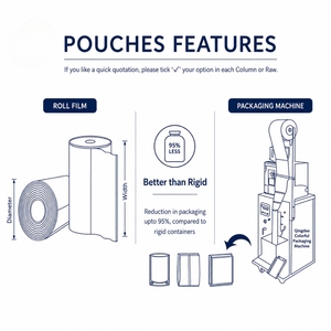 Film en rouleau personnalisé en PE pour sacs, film plastique LDPE pour sachets d'eau pure 330ml 500ml, stock en rouleau - Product Image 6