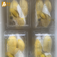 Premium kwaliteit Khey Taladthai biologische Monthong Durian, vers gesneden, handgeplukt, kant-en-klaar, vacuüm verpakt, graad 0,5kg, Thailand, 2-3 dagen.