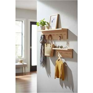 70x14 50x14 Wood Chipboard Hanger <b>for</b> Kitchen Bathroom Office Store Children's Bedroom Wall Organizer Mail & Keys Bag - Product Image 3