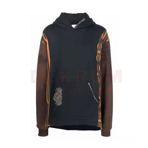Sudadera con Capucha para Hombre, Moderna y a la Moda, con Logotipo Personalizado Impreso, Color Sólido, Tejido Transpirable de Algodón/Poliéster - Product Image 2