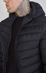 Veste à bulles pour hommes taille personnalisée OEM style rue principale avec col montant hiver coquille en cachemire disponible en gros - Product Image 4