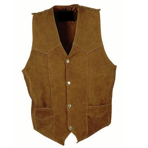 Gilet sans manches en cuir de vache véritable pour homme, vêtements d'extérieur d'hiver, service OEM, qualité supérieure - Product Image 1