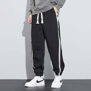 Nueva ropa de calle ligera para hombre, pantalones de chándal personalizables de algodón 100%, pantalones holgados, pantalones informales de tela de lona - Product Image 5