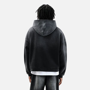 Sudadera con capucha de algodón Sun Fade para hombre |   Sudadera Personalizada OEM con Efecto Degradado - Product Image 4