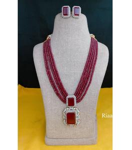 Ensemble de collier en zircon en laiton majestueux de luxe bijoux étincelle royale pour cadeau d'anniversaire de fiançailles de fête de mariage - Product Image 3