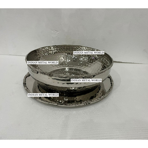 Bol à chocolat en métal doré de la plus haute qualité Vaisselle au design élégant Bol de service à chocolat pour les anniversaires ou les anniversaires - Product Image 4