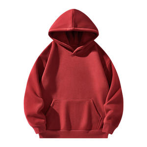 Sweat à capuche oversize en molleton épais 100% coton de haute qualité pour homme, personnalisable avec logo, style streetwear - Product Image 6