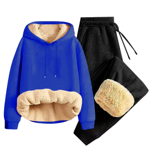 Conjunto deportivo rojo y negro con capucha y cremallera, pantalones jogger para hombre, ropa deportiva informal de invierno, venta al por mayor de fábrica, logotipo personalizado OEM - Product Image 1