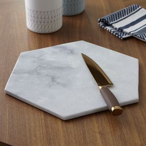 Planche à découper en marbre et en bois au design moderne et élégant Cuisine fonctionnelle essentielle pour la maison et les restaurants - Product Image 6