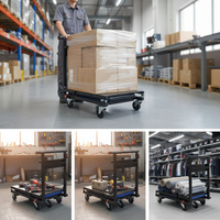 Alat Kerja ITA 2-IN-1 Kereta Dorong Lipat dengan Kursi, Kapasitas Beban 227kg (500 Lbs), Model 20080040E, Pemasok OEM/ODM Taiwan