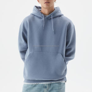 Sweat-shirt pour homme de luxe personnalisé, impression de logo en relief, streetwear surdimensionné, coupe ample, sweat-shirt à capuche pour homme - Product Image 2