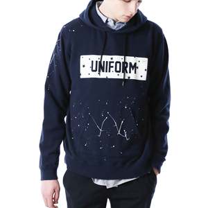 เสื้อพูลโอเวอร์ลายโลโก้ Drip Star รุ่น UE-189034 ผ้าฝ้ายถัก 100% ซิปหน้า ไซส์ XS พร้อมงานปัก 3 มิติ และงานพิมพ์ลายแบบ Patchwork - Product Image 3