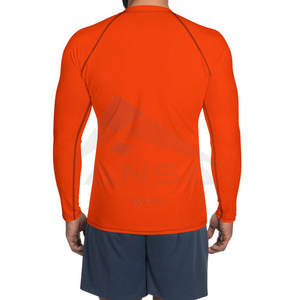 Wholesale Manufacturer Sportswear <b>Men</b> Rash Guard <b>Swimming</b> Top Long Sleeve <b>Mens</b> Compression Rash Guard UV Protection Quick Dry - Product Image 2