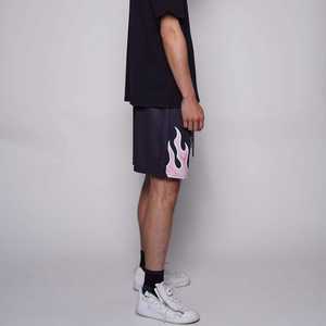 2024 Bandana feu Nylon homme Shorts matériel Vintage haute rue Shorts respirant Streetwear hommes pour Shorts USA taille hommes court - Product Image 5