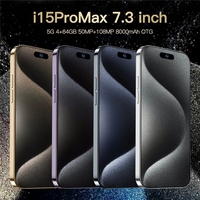 Teléfono Inteligente I15PRO Max con Pantalla Grande HD, Red 5G, Zoom Óptico, Versión Global, OEM ODM, Cámara de Belleza, Gran Oferta