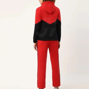 High Quality <b>Women's</b> Slim Fit Tracksuits Hot Selling Winter Solid Pattern Sportswear Made in Pakistan - Product Image 3