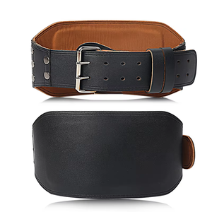 Cinturón de Fitness para Soporte de Espalda, Levantamiento de Pesas, Entrenamiento de Potencia, Cinturón de Gimnasio de Cuero Sintético para Levantamiento de Pesas - Product Image 1