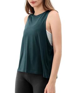 Logo personnalisé séchage rapide Fitness entraînement sport course débardeurs femmes débardeurs été filles Gym débardeur - Product Image 3