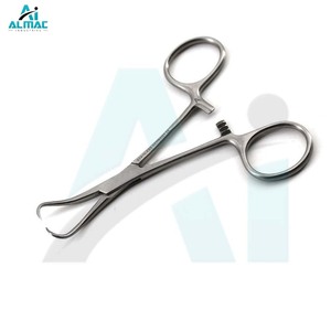 Pinces à serviettes réutilisables ALMAC pour hôpitaux et cliniques pour une prise ferme et une manipulation facile pendant les interventions chirurgicales - Product Image 1