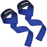 Sangles de poignet en coton respirant de haute qualité pour les entraînements d'haltérophilie bleus Logo personnalisé Fitness Gym utilisation en gros
