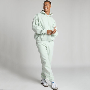 Sweat-shirt de haute qualité, col tendance, décontracté, vert, en coton, à manches longues, logo personnalisé, automne/hiver, en vente - Product Image 6