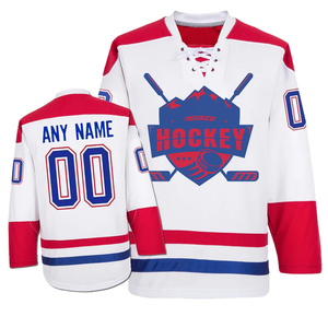 2024 nueva camiseta de Hockey Retro cosida con estampado 3D clásica auténtica camiseta de Hockey para hombre uniforme de Hockey sobre hielo de manga larga - Product Image 1