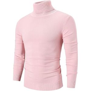 Pulls d'hiver Slim Fit de haute qualité pour hommes tricots anti-rides avec col rond avant Logo couleurs unies-tous fabriqués à partir de polyester - Product Image 1