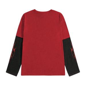 เสื้อยืดคอกลมแขนสั้นผู้ชาย ผ้าฝ้าย 100% สองชั้น ระบายอากาศได้ดี น้ำหนัก 220 กรัม สไตล์ลำลอง พิมพ์ลายตามสั่ง ทรงโอเวอร์ไซส์ ผ้าถัก - Product Image 2