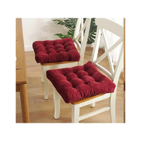 Coussin de chaise en mousse à mémoire de forme rose doux pour les personnes âgées, soulageant les piles, offrant un soutien quotidien pour les sièges, antidérapant et livraison rapide en gros