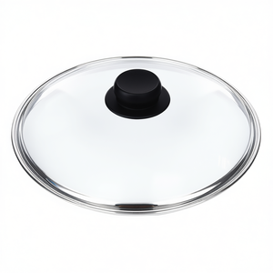Tapa de Vidrio Cromada Pulida de 26 cm para Ollas Pyrex, Modelo B26CL00 7046 - Product Image 2