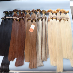 Extensions de cheveux humains 100% vierges de qualité russe, double trame, pointe plate, cheveux naturels du Vietnam - Product Image 4