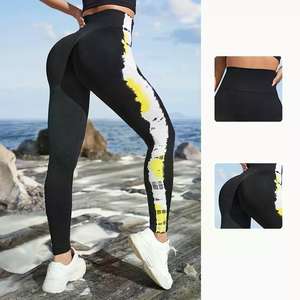 Vente chaude XL Taille Workout Activewear Gym Leggings Sans Couture Fitness Yoga Pantalon Poches pour Courir Chaud En Gros Sportswear - Product Image 6