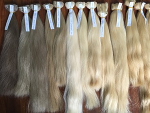 Couleur chaude Top Vente Coudre Extensions de Cheveux Humains Trame En Gros Armure de Cheveux Remy Double Extrémités Dessinées Perm Prêt Vietnam Fabricant - Product Image 4