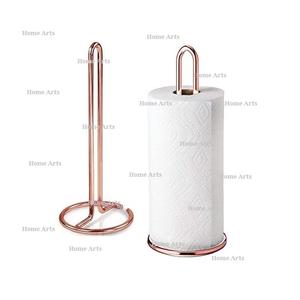 Lot de 2 porte-serviettes en tissu en métal couleur or rose taille et forme personnalisées porte-serviettes pour mariage et fête - Product Image 5