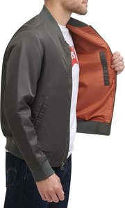 Men's High Quality Winter Bomber <b>Jacket</b> <b>Lightweight</b> Canvas Latest Design Online Sale Embroidery Decoration New <b>jacket</b> for men - Product Image 4